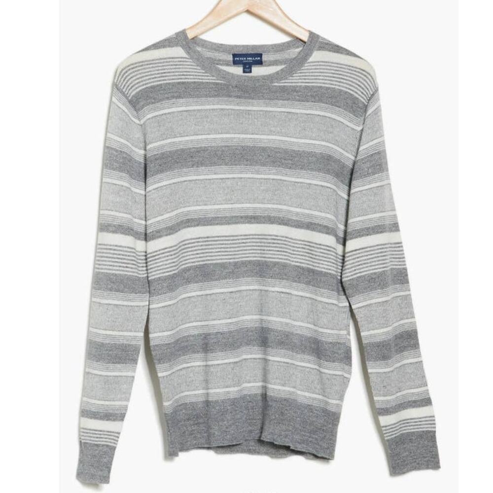 NWT Peter Millar Keys merino wool linen blend crewneck sweater - XL